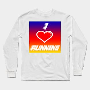 I love running! Long Sleeve T-Shirt